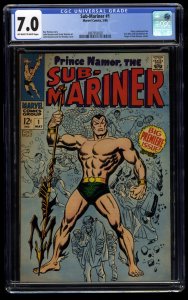 Sub-Mariner #1 CGC FN/VF 7.0 Off White to White