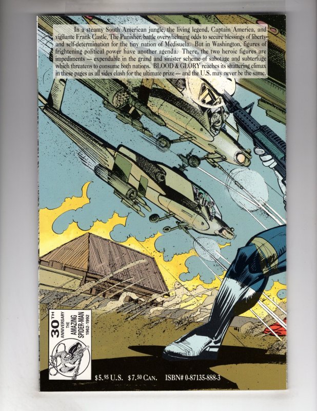 Punisher/Captain America: Blood & Glory #3 (1992)  Prestige Format   / EBI#2