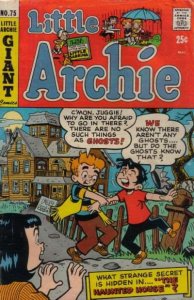 Little Archie #75 GD ; Archie | low grade comic December 1972 Haunted House