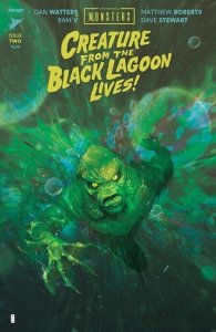(2024) UNIVERSAL MONSTERS CREATURE FROM THE BLACK LAGOON #2 1:75 Variant Cover