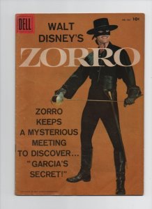 Dell Four Color #933 - Walt Disney's Zorro - 1958 (Grade 4.0) WH