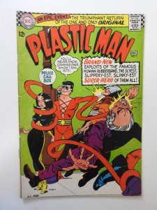 Plastic Man #1 (1966) GD+ Condition! 6 centerfold wraps detached bottom staple