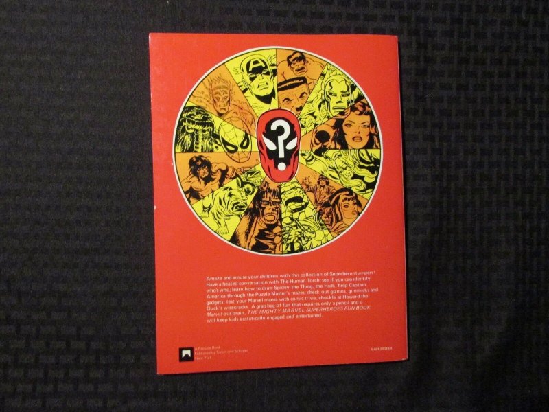 1976 MIGHTY MARVEL FUN BOOK #1 VF 8.0 Simon & Schuster SC