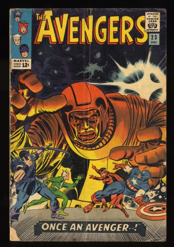 Avengers #23 GD/VG 3.0 Kang 1st Appearance Ravonna Renslayer! John Romita!