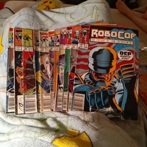 RoboCop 11 Issue Comics Lot Run Set Collection Marvel Movie Adaptation book