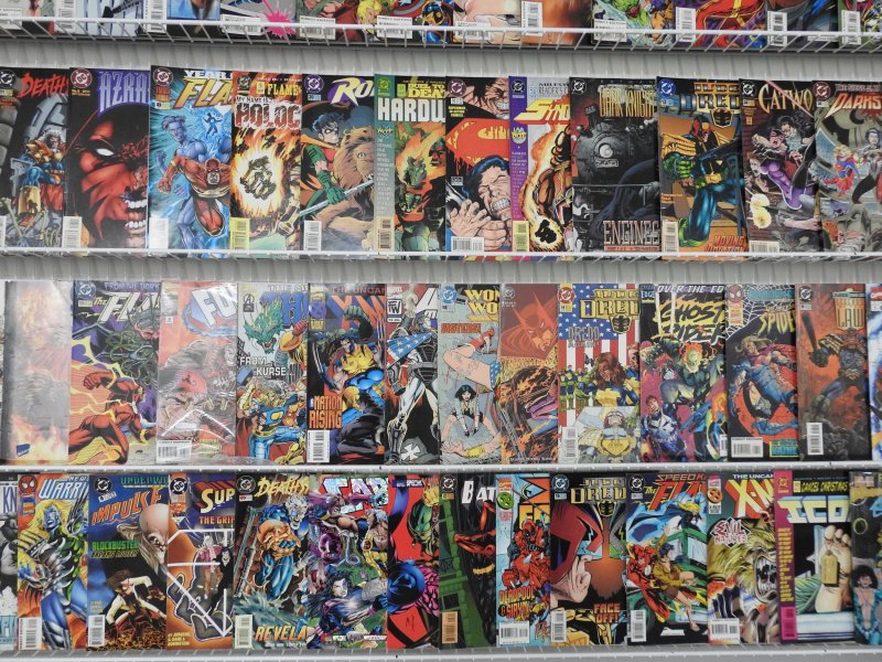 Huge Lot 210+ Comics W/ Batman, Superman, X-Men, +More! Avg FN Condition!