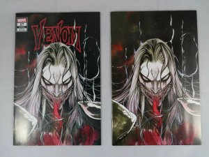 Venom #27 NM Set Peach Momoko Trade Dress and Virgin Variant First Codex