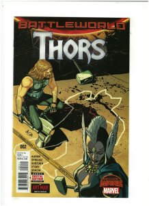 Thors #2 NM- 9.2 Marvel Comics 2015 Secret Wars Battleworld Jane Foster,Beta Ray 