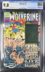 Wolverine 75 Cgc 9.8 Marvel 1993