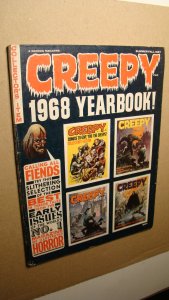 CREEPY 1968 YEARBOOK *SOLID* FRAZETTA WOOD ADAMS ART WARREN VAMPIRELLA EERIE