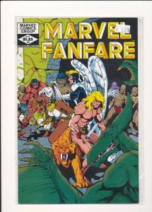 HUGE SET of 17 Comics!!-MARVEL FANFARE #3-#19 F/VF  (SIC313)