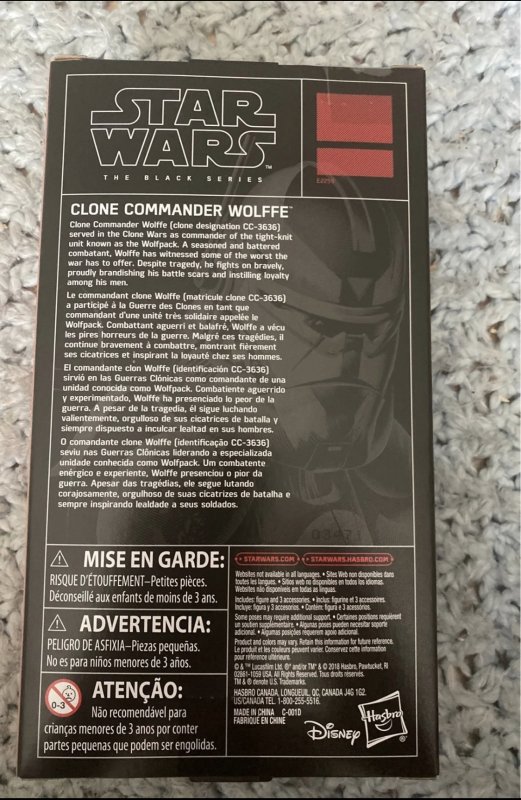 Commander Wolfe Star Wars Black Series