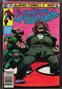 The Amazing Spider-Man #232 Newsstand Edition (1982) Spider-Man