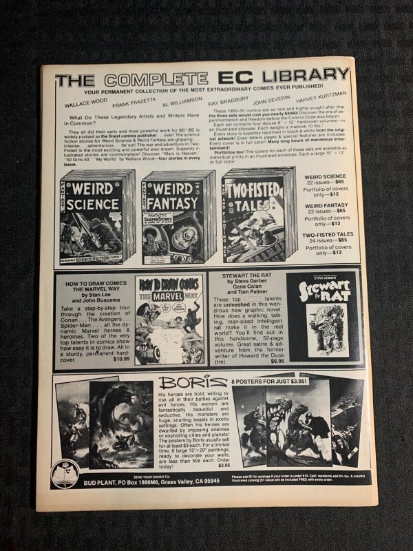 1981 BIZARRE ADVENTURES Marvel Magazine #26 FN+ 6.0 Kull the Barbarian