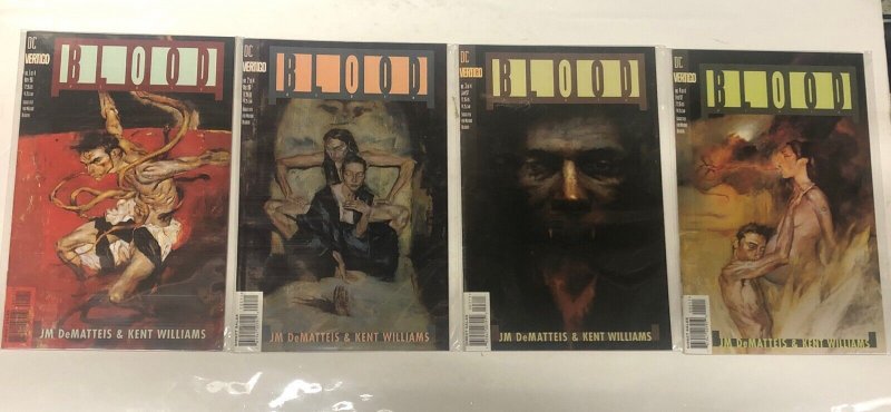 Blood  A Tale Set Issue # 1-4 • DC Vertigo Comics • JM DeMatties • Kent Williams