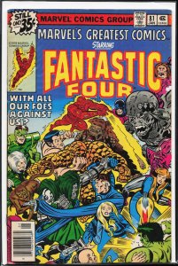 Marvel's Greatest Comics #81 (1979) Fantastic Four
