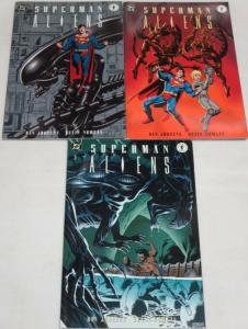 SUPERMAN ALIENS (1995 DC/DH) 1-3 Jurgens/ Nowlan 