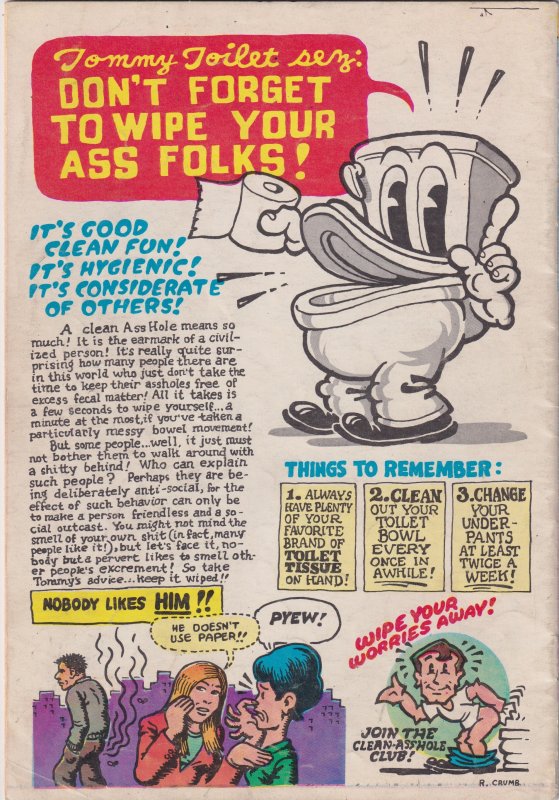 Your Hytone Comix  Angelfood McSpade R. Crumb 1st print