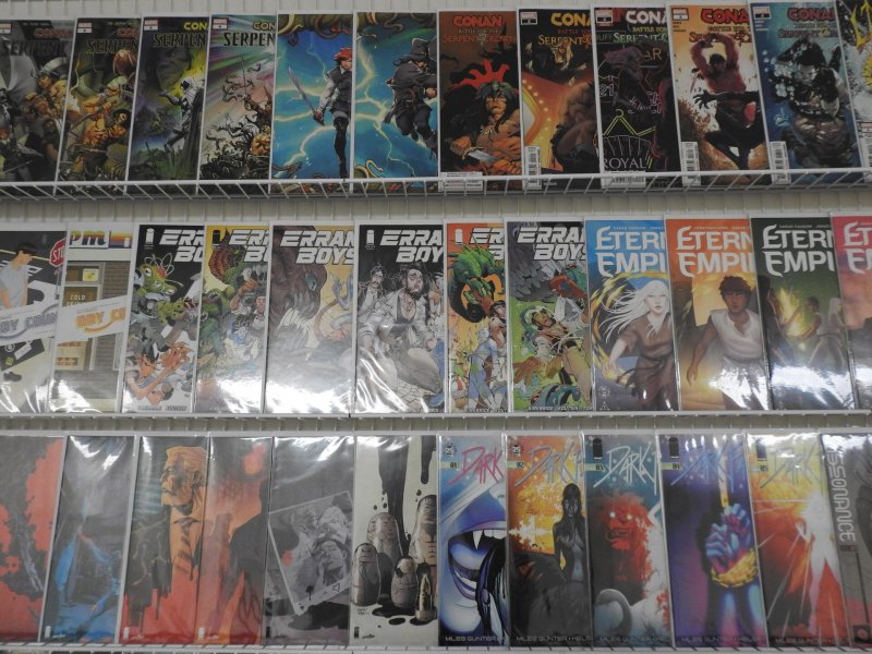 Huge Lot of 160+ Comics W/ Conan, Punisher, Invaders Avg VF+ Condition!