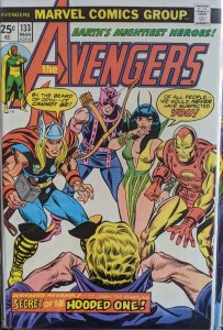 The Avengers #133 (1975) VISION ORIGIN/SKRULL WAR