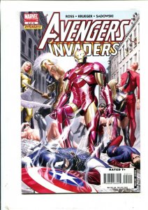 Avengers/Invaders LOT #1-12 - Alex Ross Cover Art. (8.5/9.0) 2008