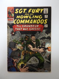 Sgt. Fury #33  (1966) VG- condition