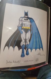 Batman with autographs