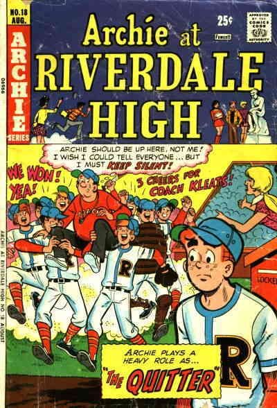Archie at Riverdale High #18 GD ; Archie | low grade comic August 1974 Baseball 