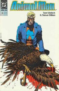 Animal Man #33 FN ; DC | Tom Veitch Eagle Brian Bolland