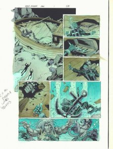 Spider-Man '97 #1 p.28 Color Guide Art - Zombie Underwater - by John Kalisz