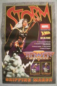 STORM STATUE Promo poster, X-MEN, 11 x17, 2002, Unused, more in our