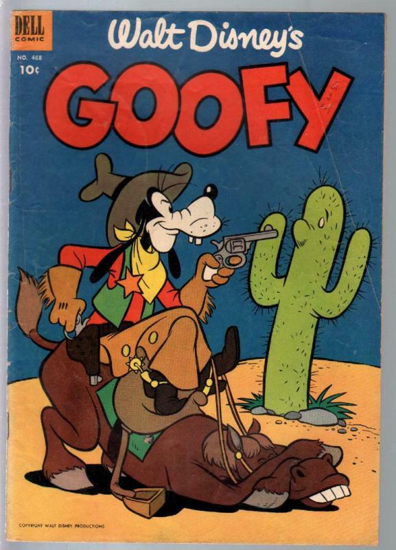 Goofy-Four Color Comics #468 1953-Disney-Mickey Mouse-VG