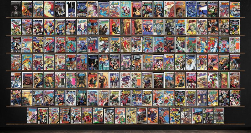 Huge Lot 140+ Comics with Avengers West Coast, West Coast Avengers & More!