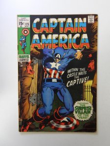 Captain America #125 (1970) VG+ condition