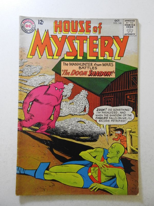 House of Mystery #146 (1964) VG Condition sticker interior fc