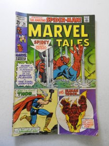 Marvel Tales #26 (1970) VG- Condition 1 in spine split, moisture stains