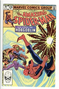 AMAZING SPIDERMAN 239 NM 9.2 /2nd APP. HOBGOBLIN/ LOUISIANA COL