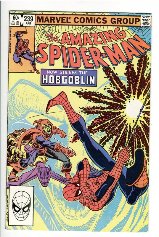 AMAZING SPIDERMAN 239 NM 9.2 /2nd APP. HOBGOBLIN/ LOUISIANA COL