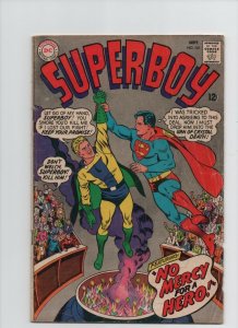 Superboy #141 - No Mercy For A Hero - 1967 (Grade 4.0) WH