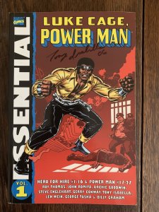 Essential Power Man and Iron Fist Volume 1 Signed By Tony Isabella Marvel Romita