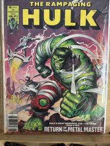 THE RAMPAGING HULK Magazine #3 1977 Signed By tHE HULK Lou Ferrigno!