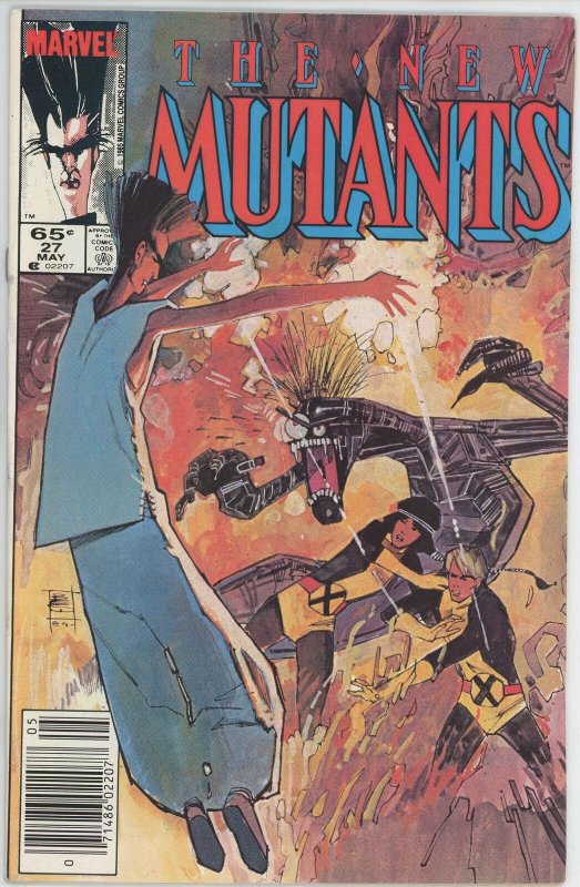 New Mutants #27 (1983) - 5.5 FN- *Into The Abyss* 