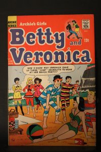 Archie's Girls Betty and Veronica #128 (1966) NM- or better wow! Beach S...