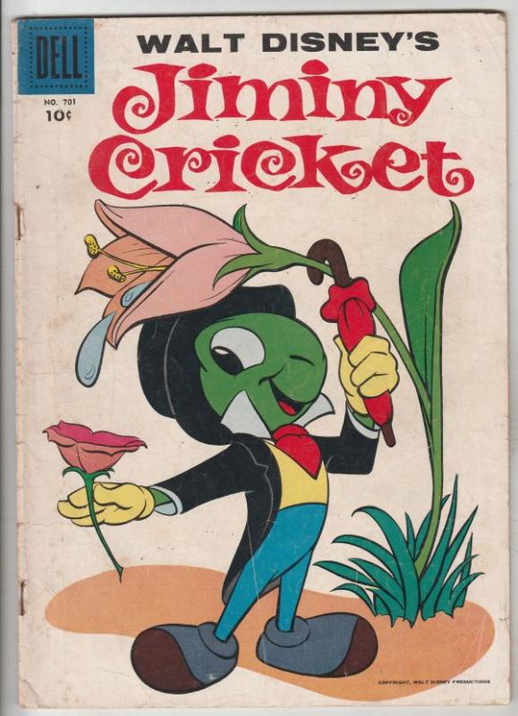 Four Color #701 (May-56) VG+ Affordable-Grade Jiminy Cricket