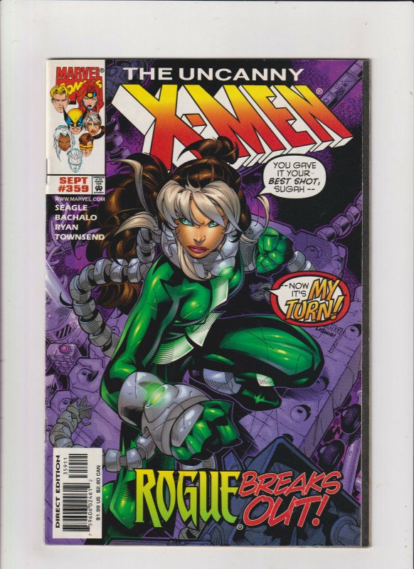 Uncanny X-Men #359 NM- 9.2 Marvel Comics 1998 Rogue, Wolverine