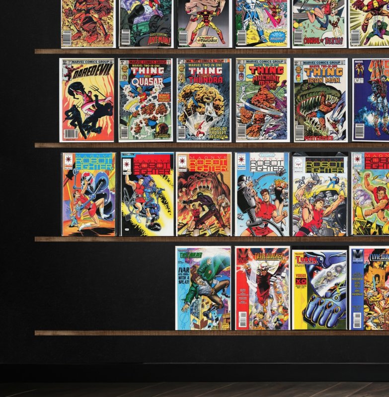 Huge Lot 150+ Comics with Magnus Robot Fighter, Turok, Dinosaur Hunter & More!