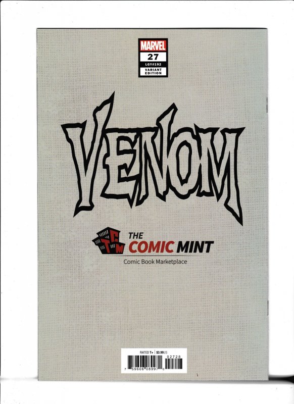 VENOM #27 (2020) INHYUK LEE | DONNY CATES |  TCM TRADE | LTD 3000 | 1ST CODEX