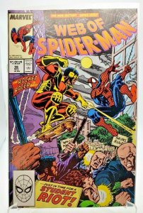 Web of Spider-Man #56 Fighting racism-infamous racial slur issue-NM-