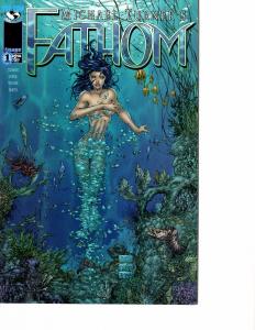 Lot Of 2 Image Comic Book Fathom #1 and Mice Templar #1 Iron Man  KS11