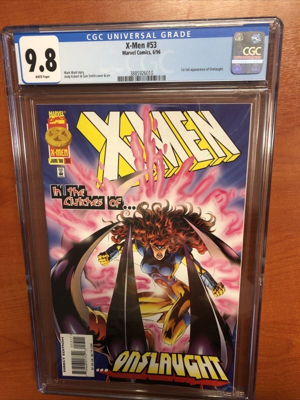 X-Men #53 (1996) (CGC 9.8 WP) 1st Full App Of Onslaught